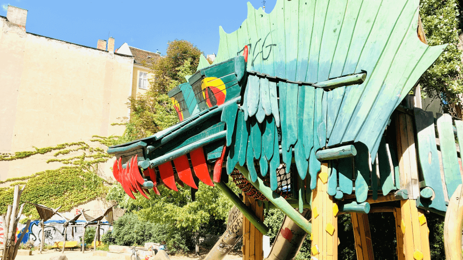 Drachenspielplatz in der Schreinerstraße