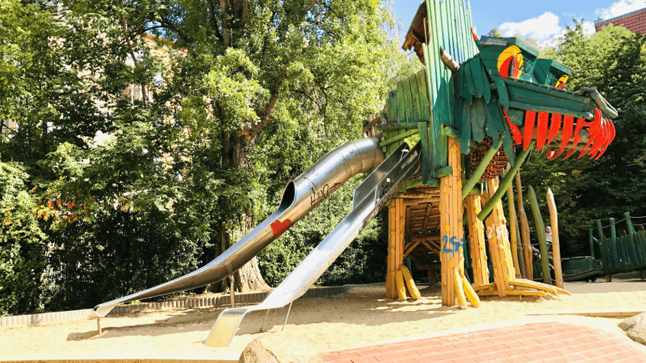 Drachenspielplatz in der Schreinerstraße