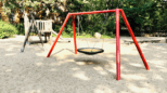 Spielplatz mit Kletterspinne in der Rathenower Straße