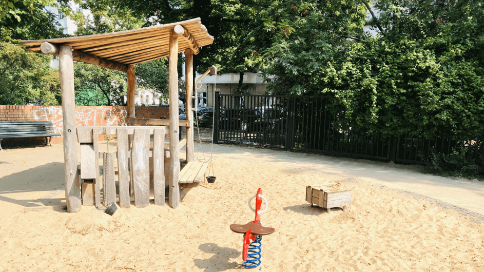 Betreuter Spielplatz auf dem Stephanplatz