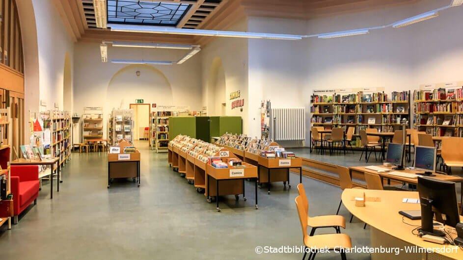 Bezirkszentralbibliothek Heinrich-Schulz-Bibliothek mit Musikbibliothek