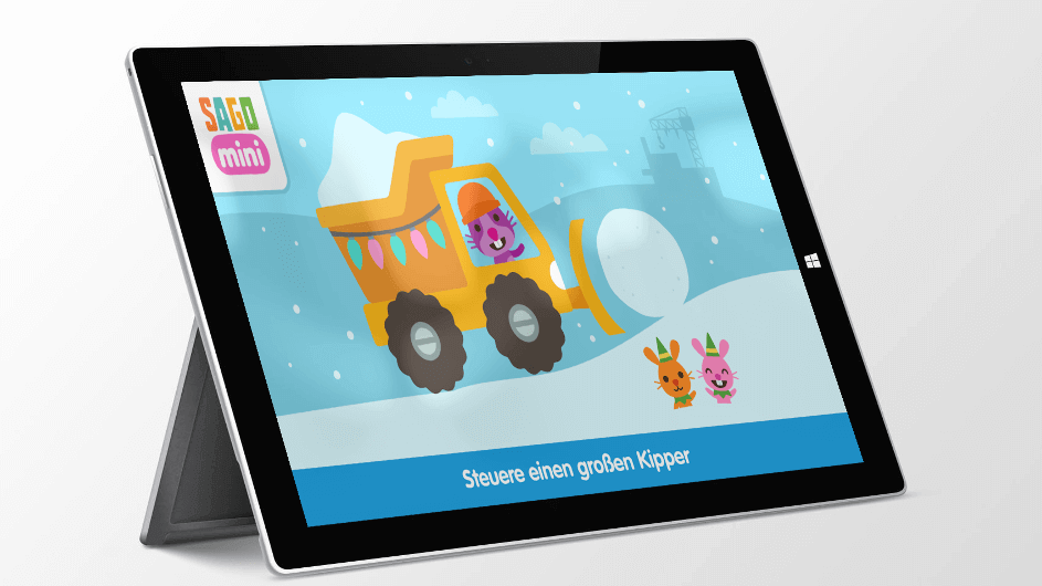 Sago Mini: Laster- und Bagger-Winterspaß – Kinder-App