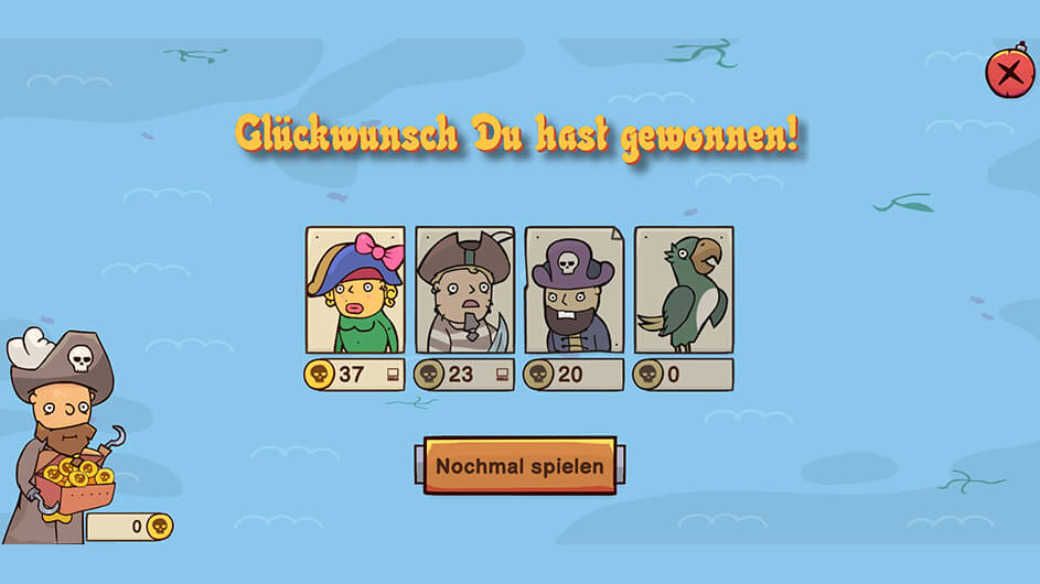 Jagd zum Piratenschatz – Kinder-App