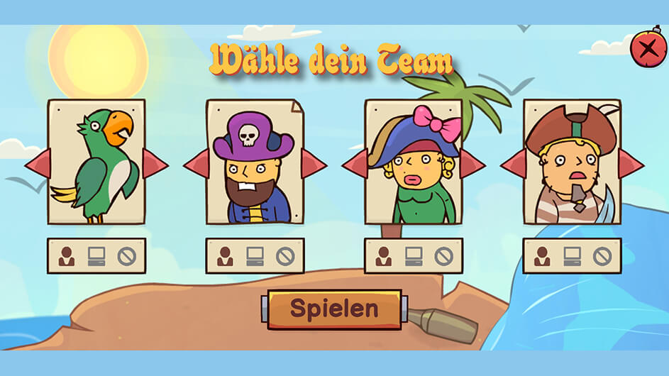 Jagd zum Piratenschatz – Kinder-App