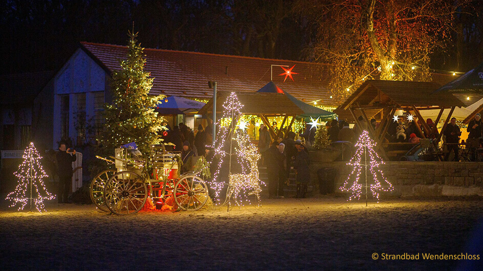 Winterzauber-Weihnachtsmarkt im Strandbad Wendenschloss