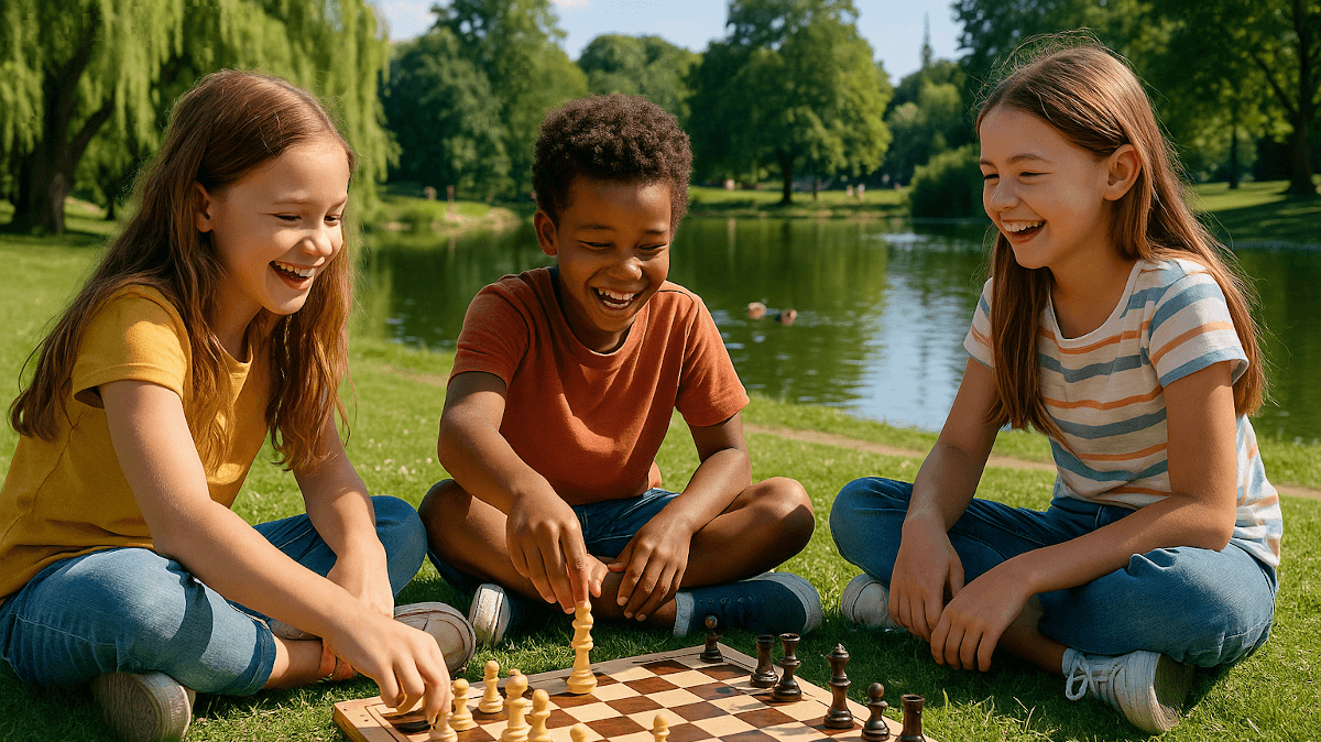 Öffentliches Schach für Kinder in Berlin