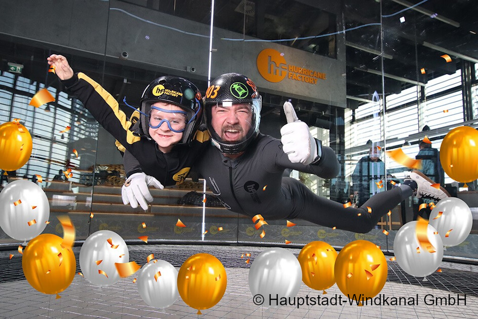Hurricane Factory – Fliegen im Windtunnel