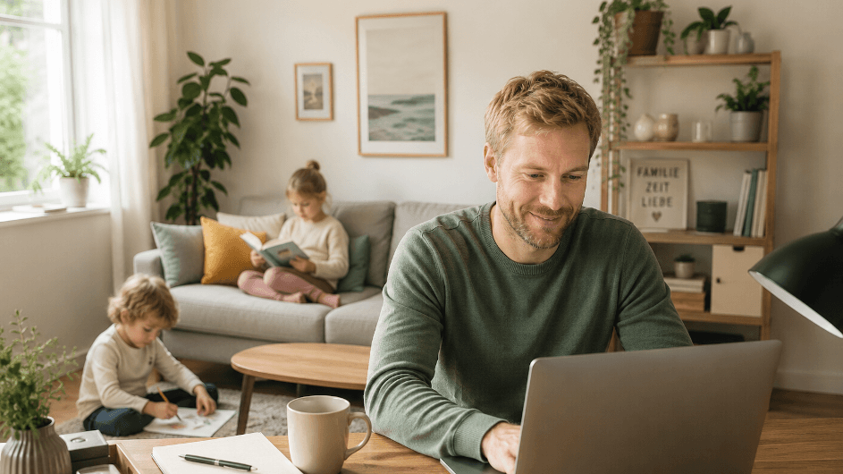Homeoffice mit Kindern: So gelingt der Spagat