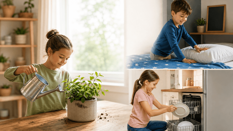 Selbstständige Kinder großziehen: Wie Kinder früh lernen, Verantwortung zu übernehmen